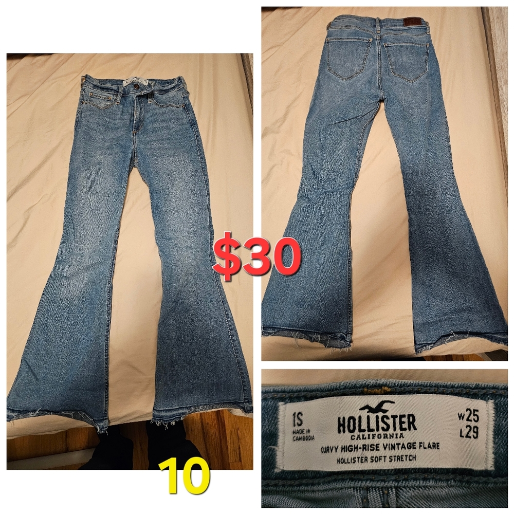 Women's Jeans (Levi's/Hollister/A&F/American Eagle/Carly Jean) - Picture 6 of 10